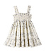 Natural Ocean Toile Sutton Dress