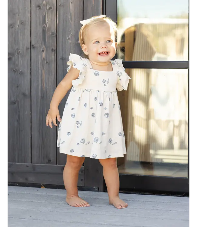 Rylee & Cru Natural Seashells Mariposa Dress