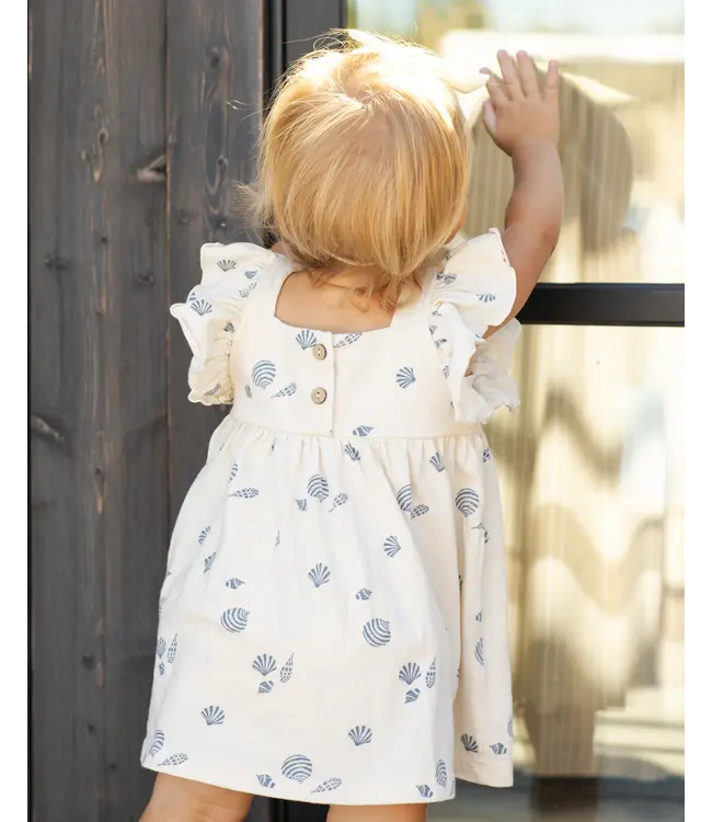 Rylee & Cru Natural Seashells Mariposa Dress
