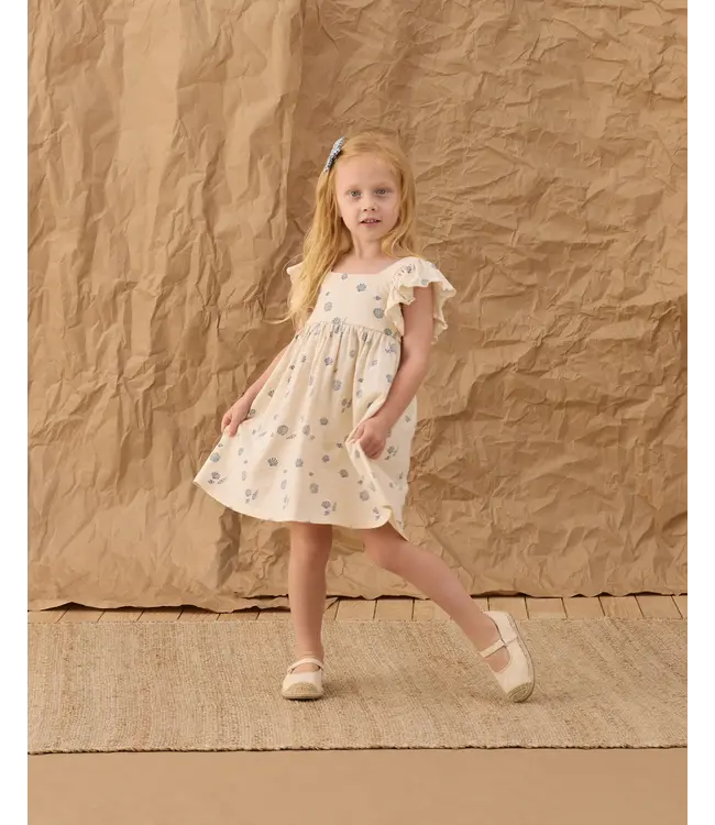 Rylee & Cru Natural Seashells Mariposa Dress