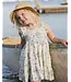 Natural Ocean Toile Sutton Dress