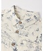 Rylee & Cru Natural Ocean Toile Collared S/S Shirt