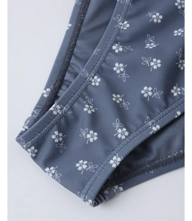 Rylee & Cru Marine Ditsy Triangle Bikini Set