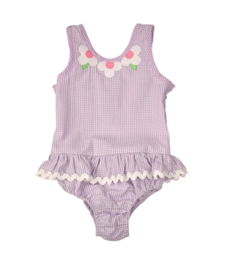 Funtasia Too Lavender Flowers Swimsuit
