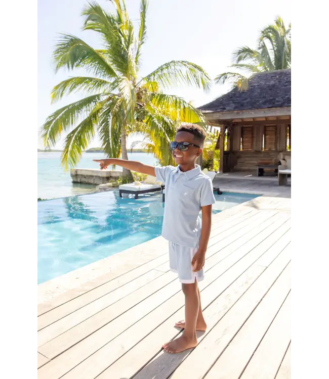 Beaufort Bonnet Beale St. Blue/White Prim & Proper Polo-Terrycloth