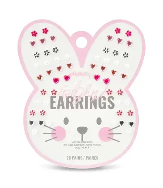 Iscream Bunny Stick On Earrings