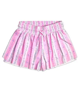 Iscream Floral Stripes Butterfly Shorts