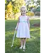 Check Seersucker Dress with Golf Cart