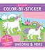 Peter Pauper Press First Color by Sticker Unicorns & More