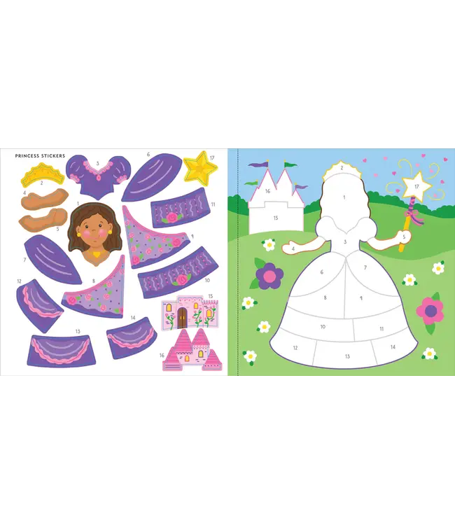 Peter Pauper Press First Color by Sticker Unicorns & More