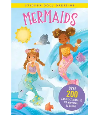Peter Pauper Press Sticker Doll Dress Up Mermaids