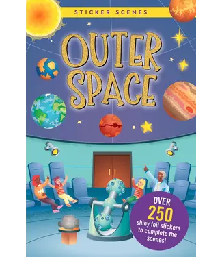 Peter Pauper Press Sticker Scenes Outer Space