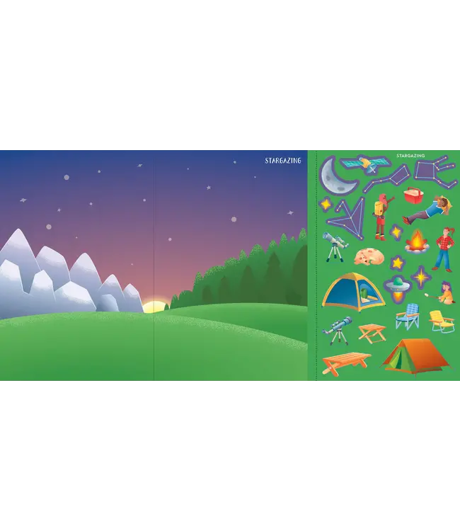 Peter Pauper Press Sticker Scenes Outer Space