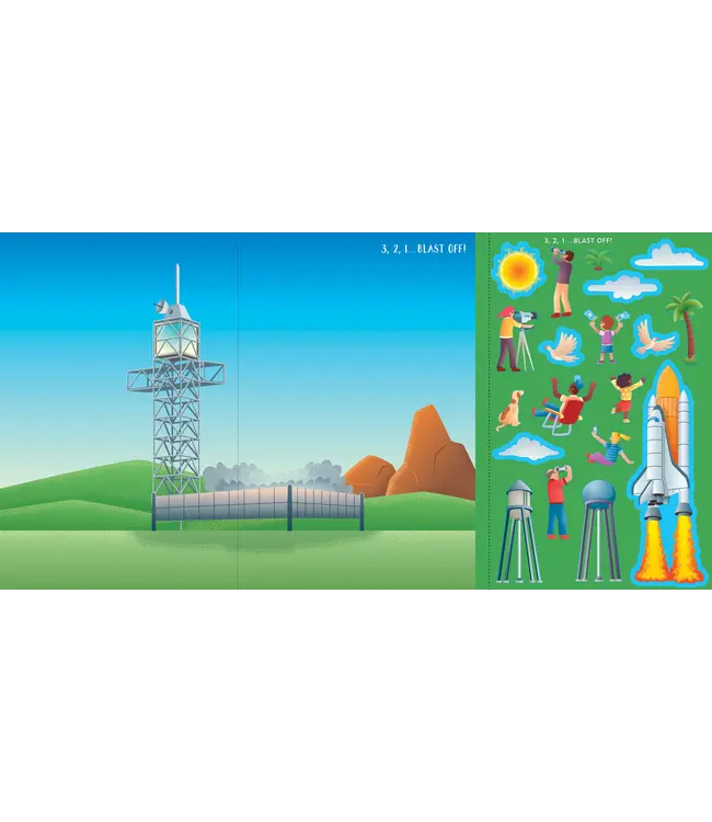 Peter Pauper Press Sticker Scenes Outer Space