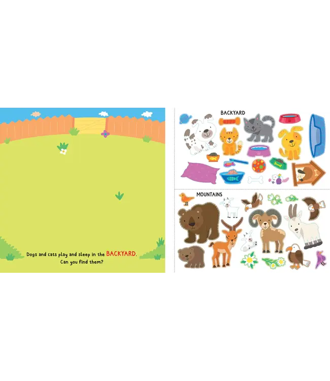 Peter Pauper Press My First Animals Sticker Book