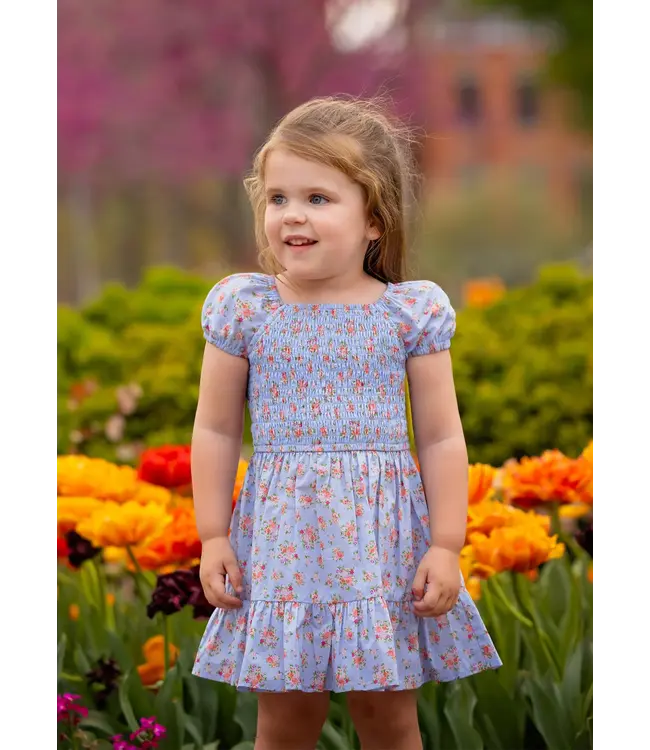 Mabel and Honey Blue Delia Dress