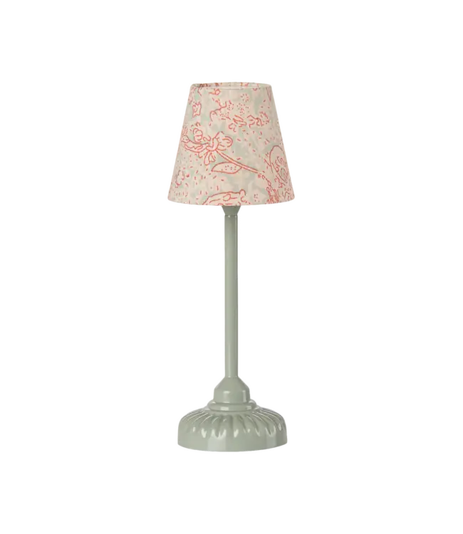 Maileg Vintage Floor Lamp, Mouse-Mint