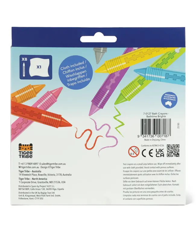 Tiger Tribe Bath Crayons