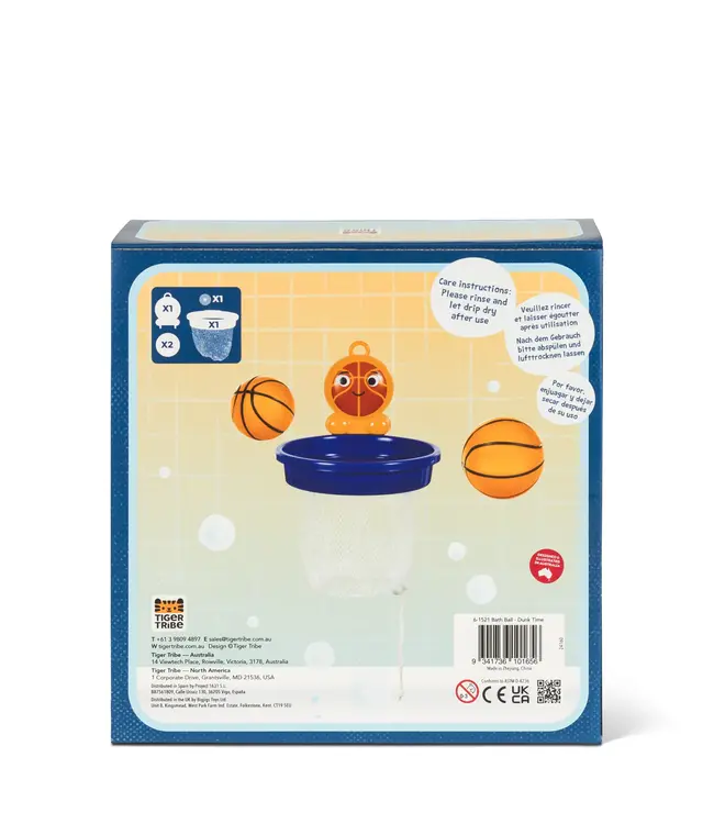 Tiger Tribe Bath Ball - Dunk Time