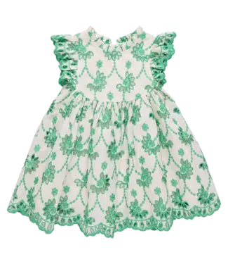 Pink Chicken Kelly Green Eyelet Cynthia Dress