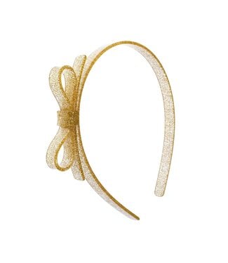 lilies&roses Thin Bow Gold Headband