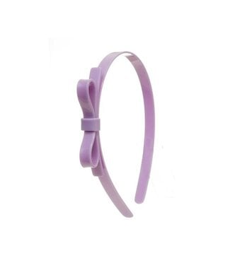 lilies&roses Thin Bow Purple Headband