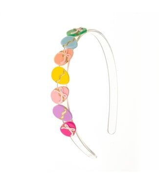 lilies&roses Colorful Easter Egg w/Bow Headband