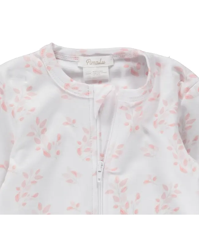 Stem Blossoms Zip Footie