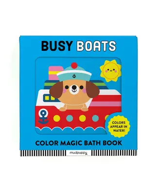 hachette book group Busy Boats Color Magic Book