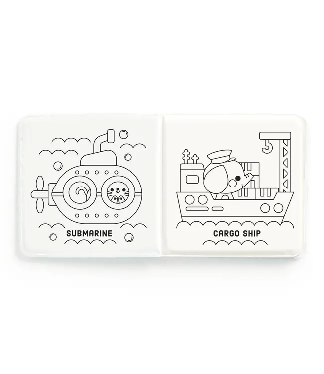 hachette book group Busy Boats Color Magic Book