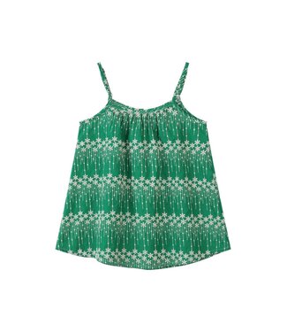 vignette Green Embroidery Alexa Tank Top