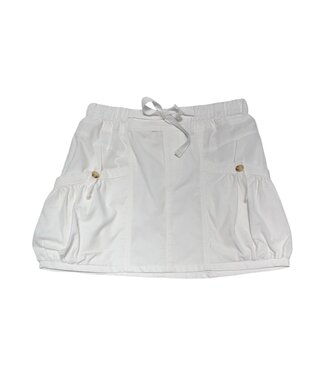 Tenly Ecru Corduroy Utility Skirt