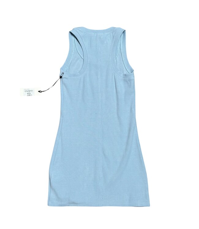 Tenly Saltwater Taffy Rib Raw Edge Racer Tank Dress