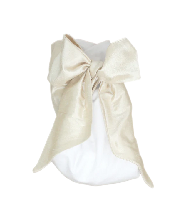 Beaufort Bonnet Bow Swaddle - Silk
