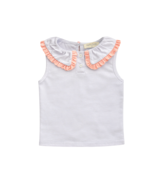 nella june Purple with Pink Pleated Tennis Tank