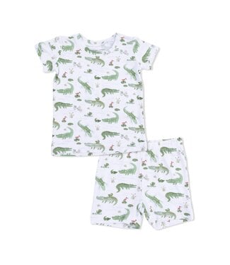 Angel Dear Crayon Alligators Loungewear Set