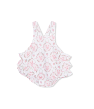 Angel Dear Cameo Ballet Shoes Ruffle Sunsuit