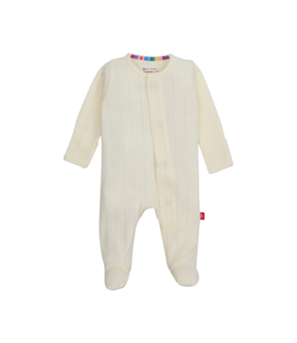 Magnetic Me Love Lines Tofu Pointelle Footie