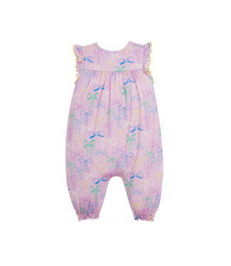 Magnificent Baby Take A Bow Flutter Sleeve Romper