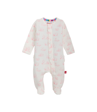 Magnificent Baby Sweeter Than Hunny Footie with Ruffle