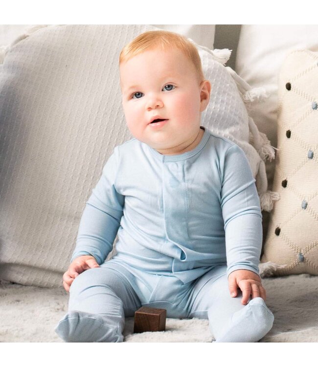 Magnificent Baby Baby Blue Footie
