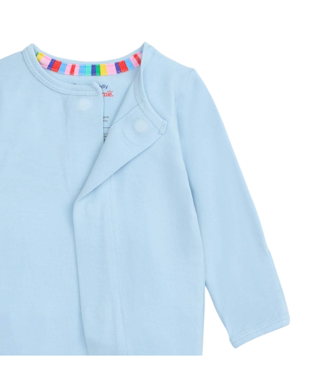 Magnificent Baby Baby Blue Footie