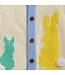 Cream Intarsia Cardigan with Bunny Yellow
