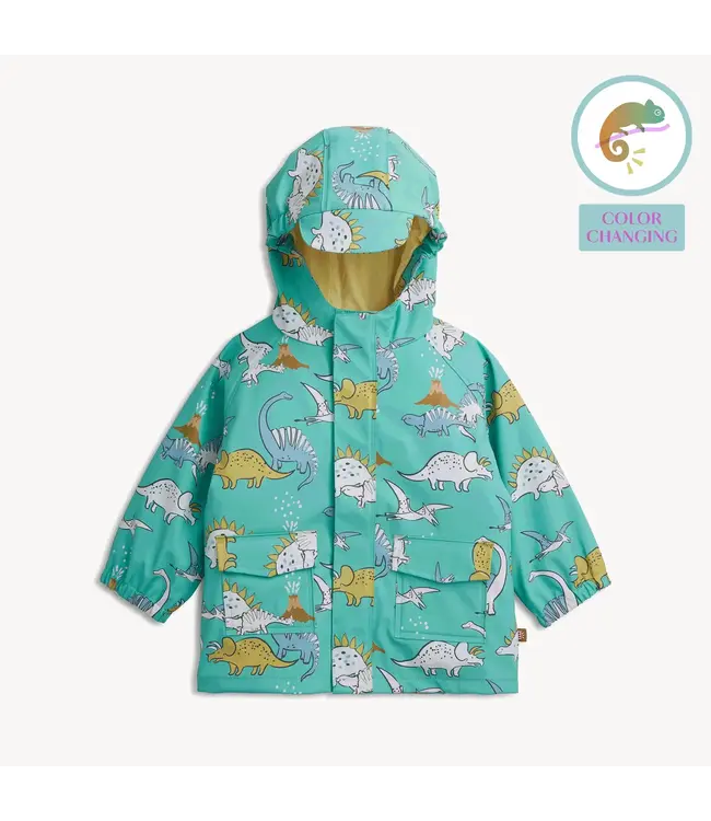 All Over Dino Color Changing Raincoat