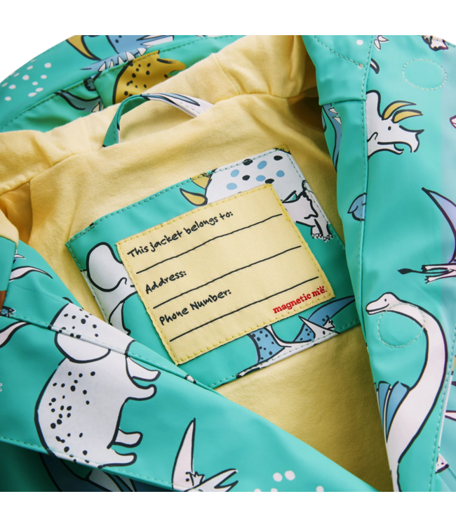 Magnificent Baby All Over Dino Color Changing Raincoat