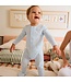 Love Lines Blue Pointelle Footie