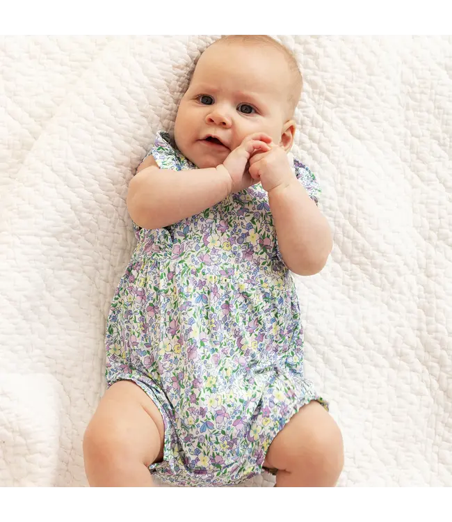 Magnificent Baby Lavinia Ruffle Bubble Romper