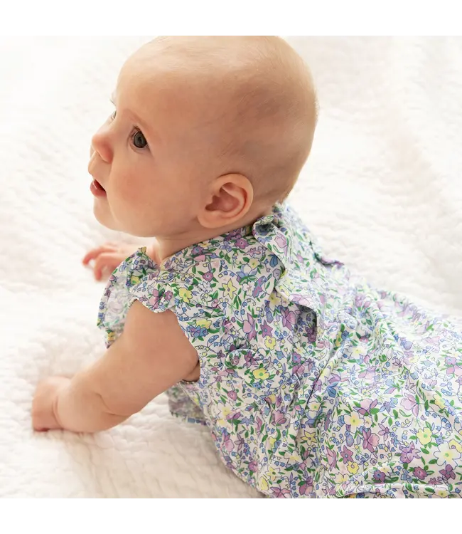 Magnificent Baby Lavinia Ruffle Bubble Romper