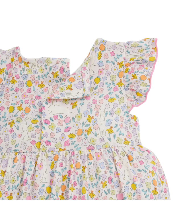 Magnificent Baby Bunny Blossom Flutter Dress with Bloomer