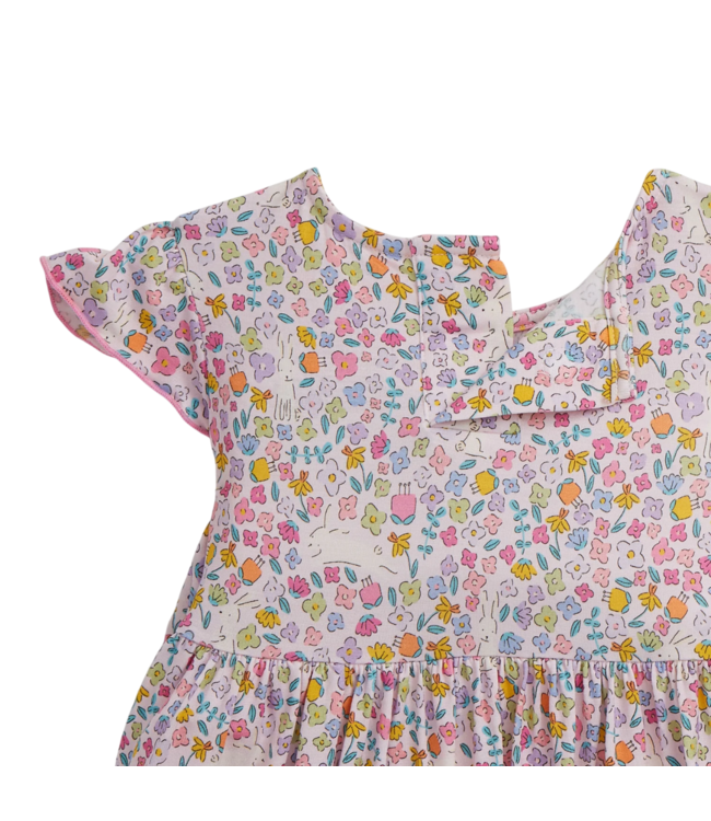 Magnetic Me Bunny Blossom Flutter Sleeve Dress
